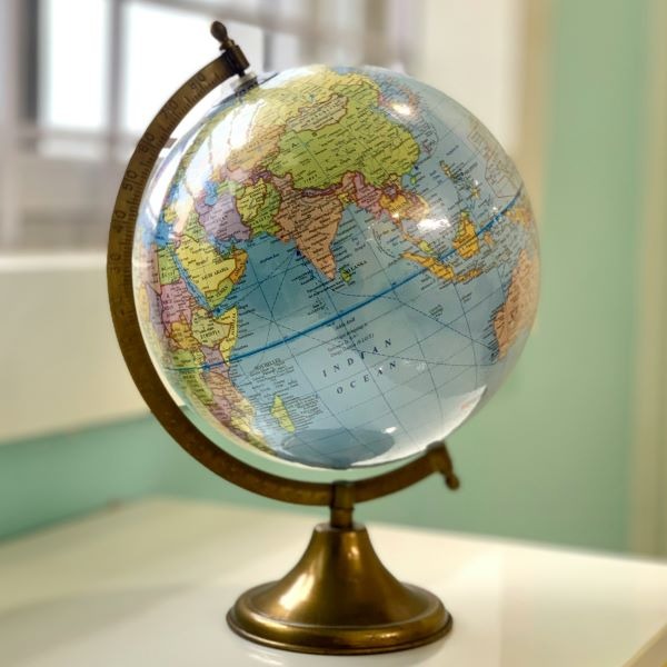 A globe.