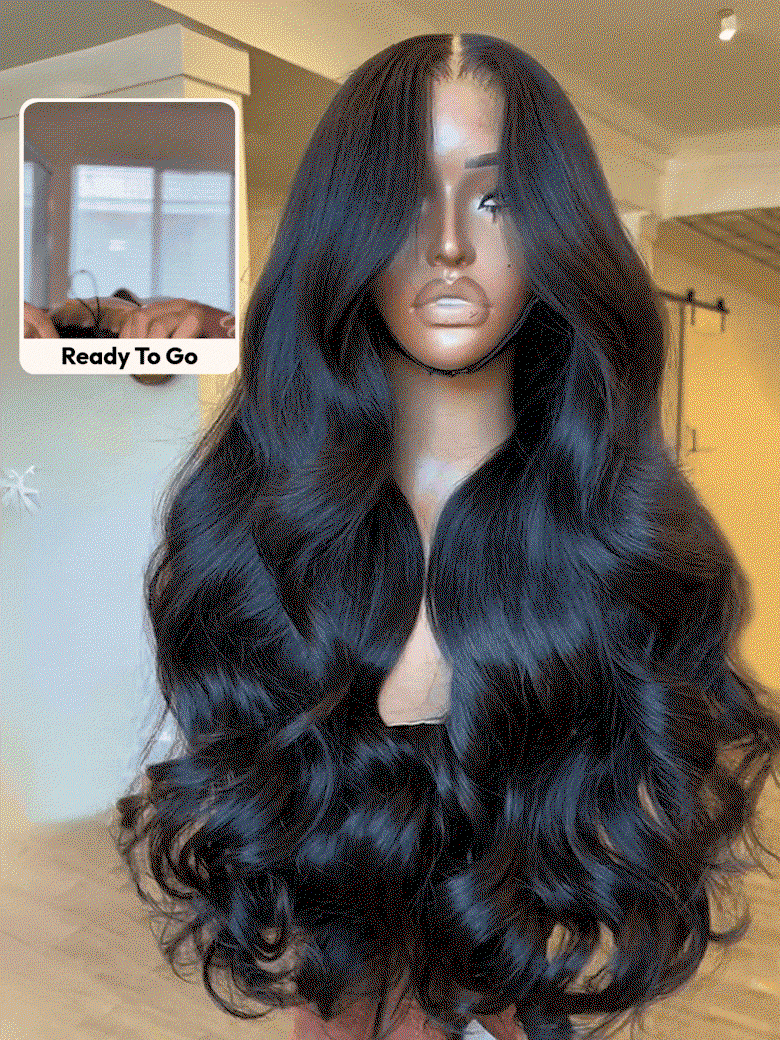 13x4 Bye-Bye Slip Body Wave Lace Frontal Wig – Pull & Go Fit Ear-to-Ear with Invisi Drawstring