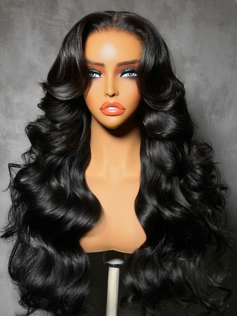 Bye-Bye Slip 7x5 Glueless Lace Body Wave Lace Front Wig With Invisi Drawstring