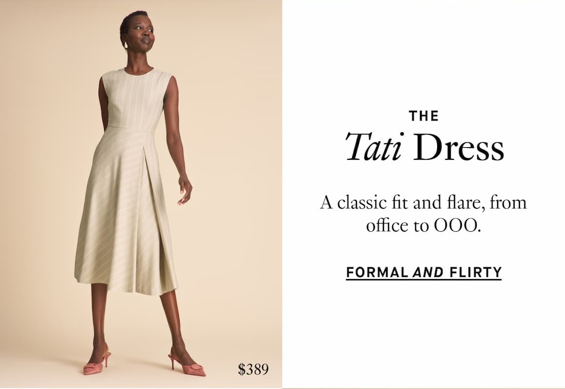 The Tati Pleat Dress