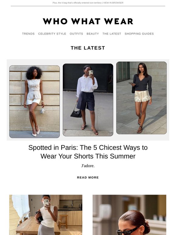 Spotted in Paris: 5 chic ways to wear your shorts this summer