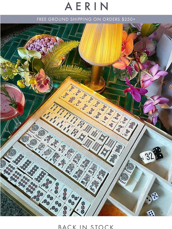 Just Restocked: Our Best-Selling Mahjong Set