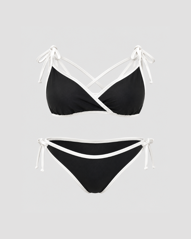 Calvin Klein Bikini Set with Scoop Bralette at Century 21 NYC