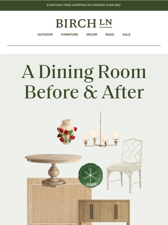 Your plans + our pieces = a dining room you'll cherish