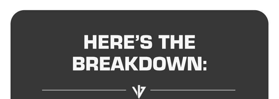 Here’s the breakdown: