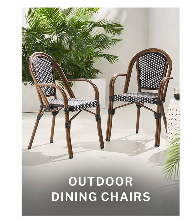 Outdoor dining chairs 