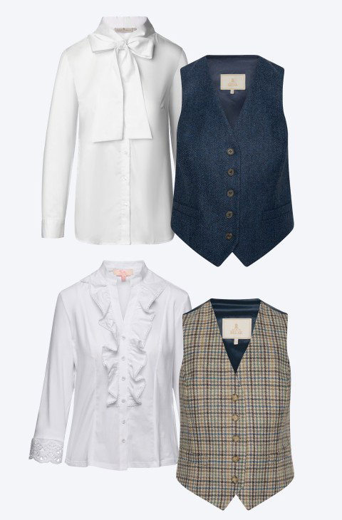 LADIES SHIRTS & WAISTCOATS - SHOP THE LOOK