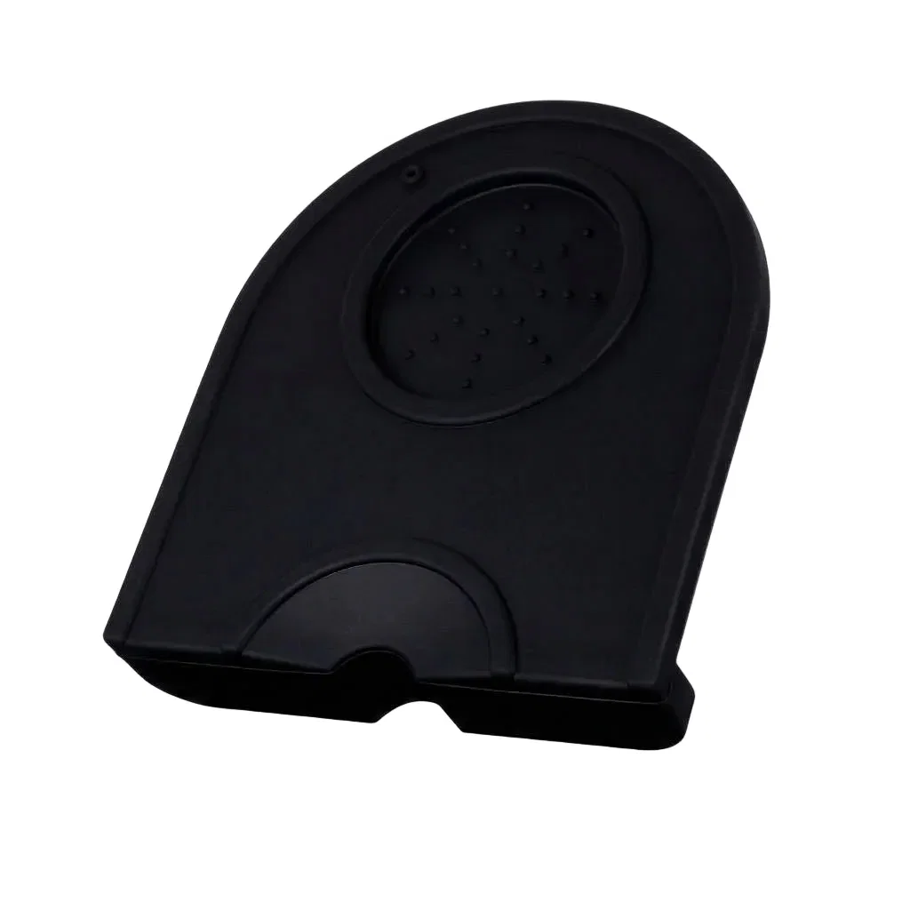 Black Tamp Mat With Slot