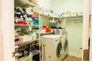 If your laundry room looks like this, we have a stylish idea for you