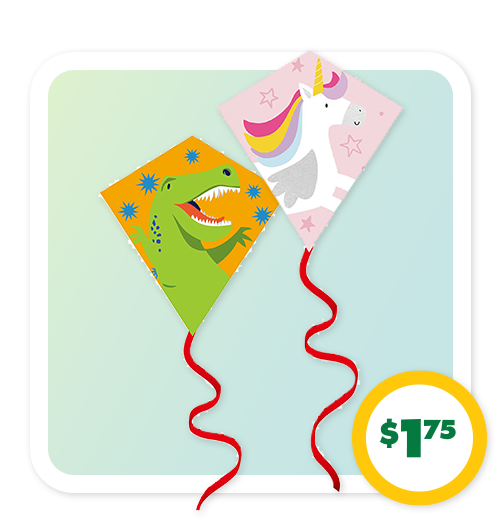 $1.75 28-in. Outdoor Fun Kites
