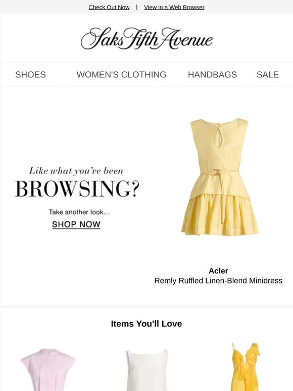 Still thinking about your Acler item?