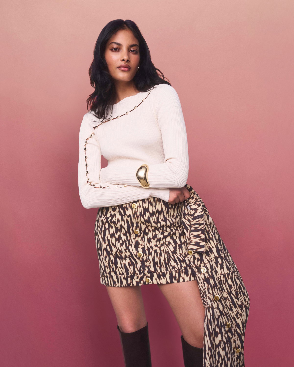 AMARA DENIM MINI SKIRT