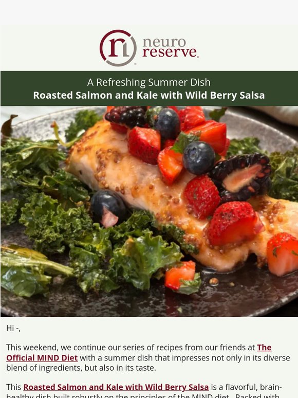Refreshing Salmon, Kale, and Wild Berry Fusion 🫐🥬 and Charge-Up REVANTA Creatine⚡