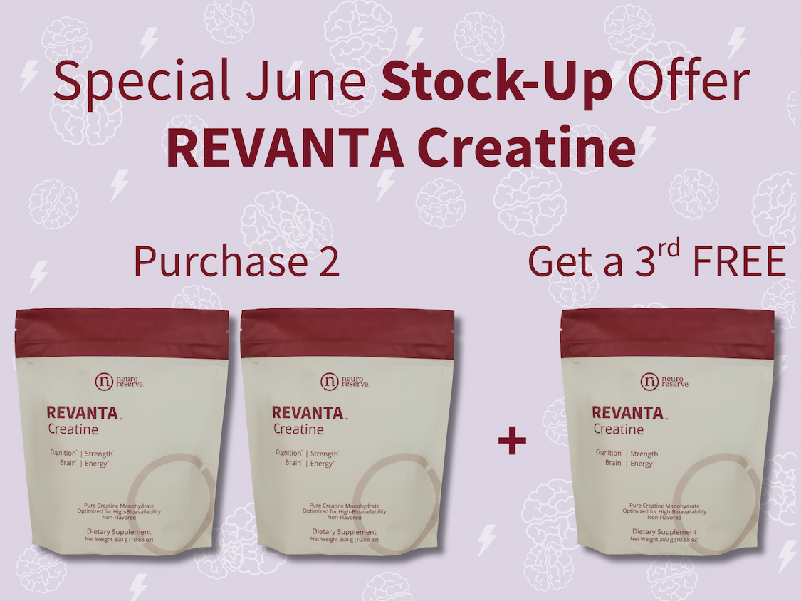 NeuroReserve REVANTA Creatine, Buy 2, Get 3 ABAM 2026 Special Offer