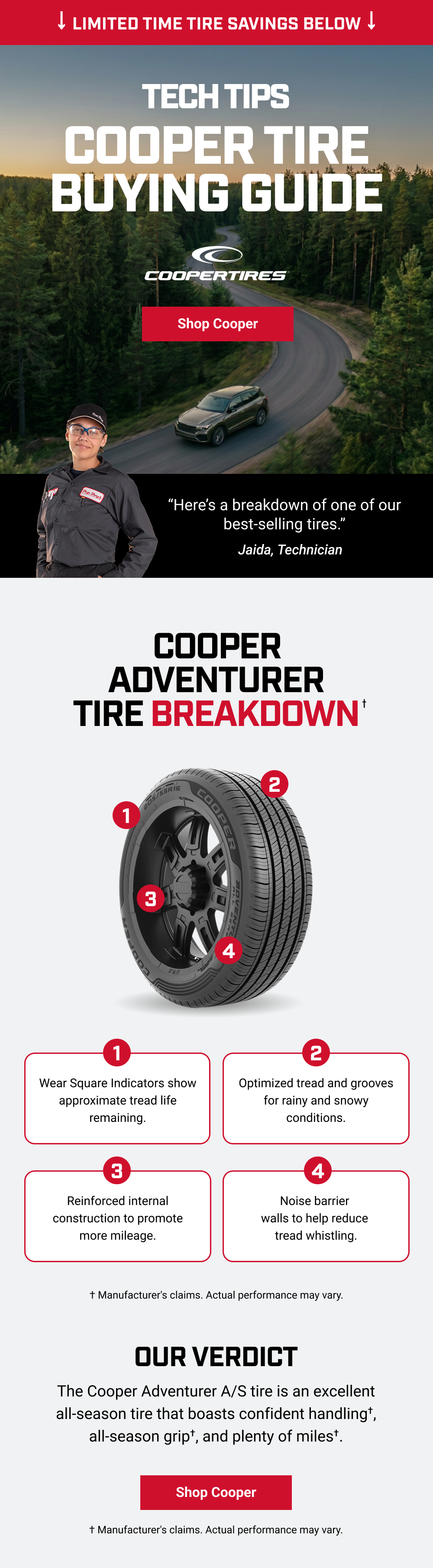 TECH TIPS COOPER TIRE BUYING GUIDE