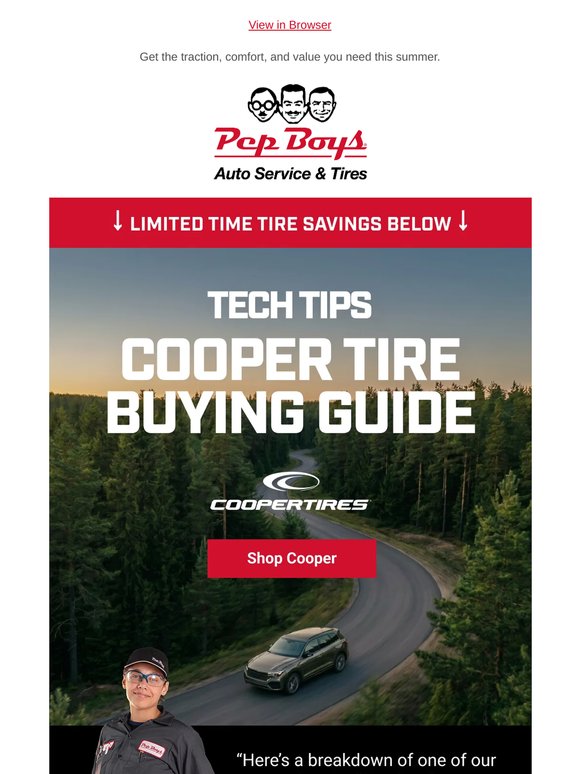 NEW! Score Your 4th Cooper Tire FREE + FREE Installation ✅