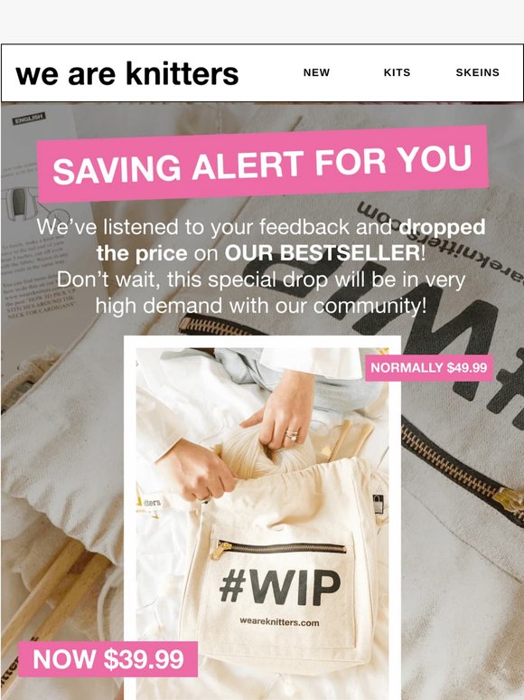 PRICE DROP: Our Bestseller Is Now $39.99 🧶