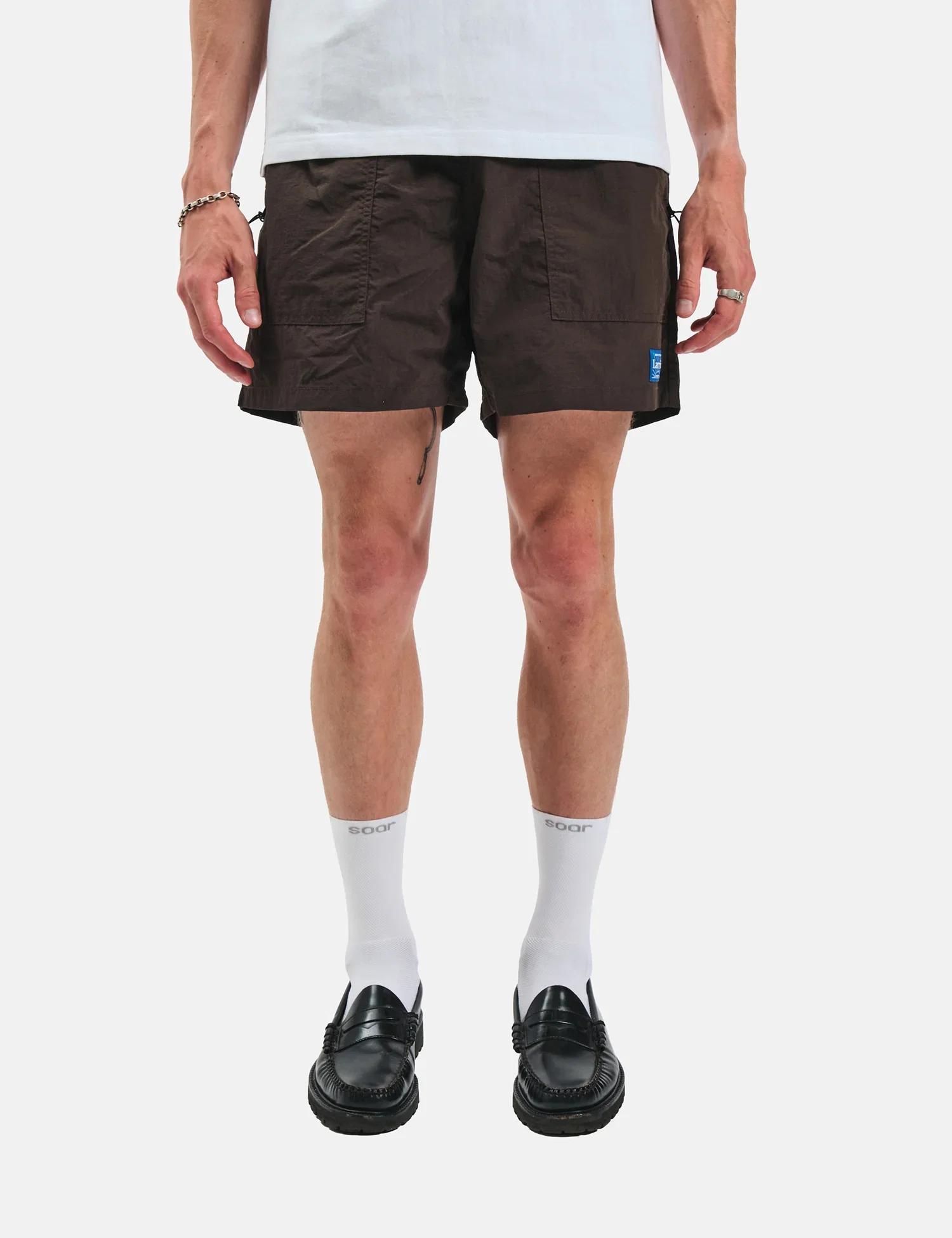 Image of Larriet Rec Shorts Brown
