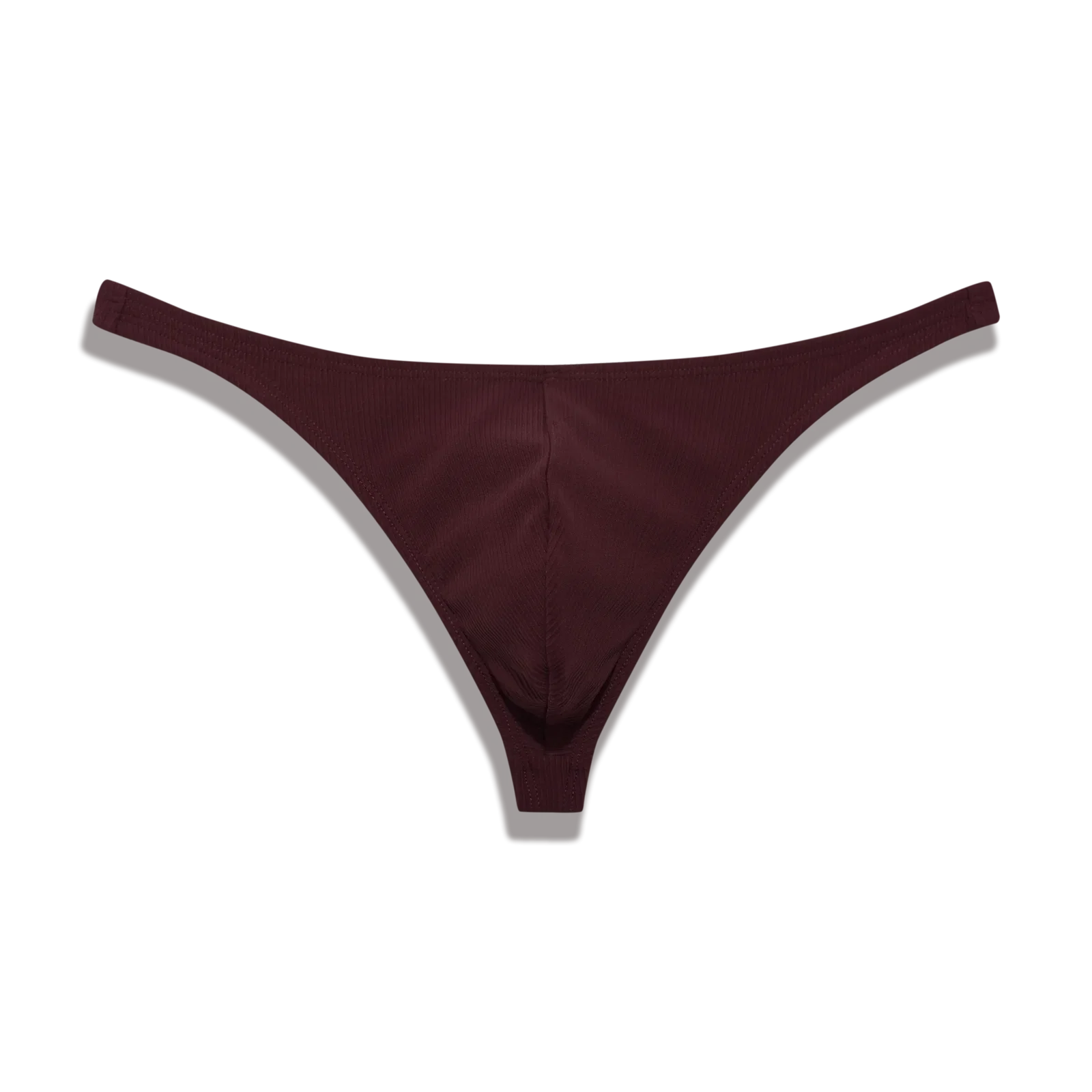 Cinder Ribbed Swim Thong