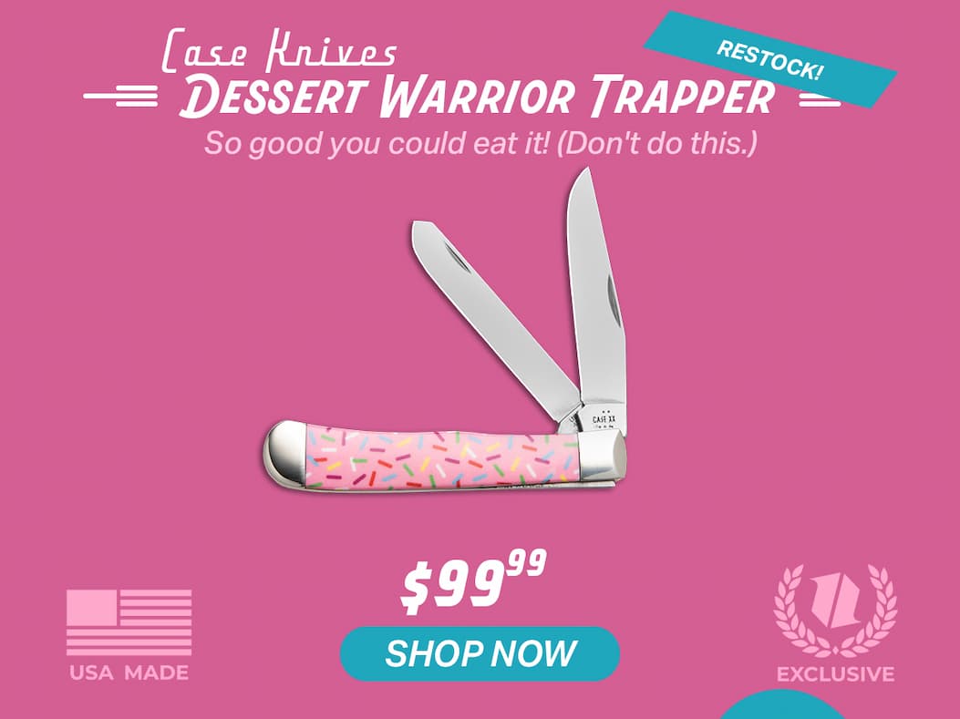 Case Knives Dessert Warrior Trapper