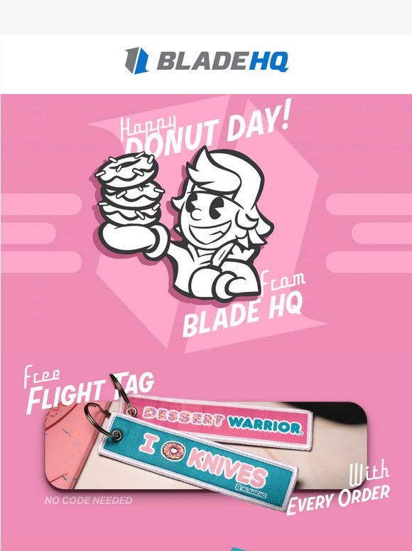 Celebrate National Donut Day with brand new Dessert Warrior knives!