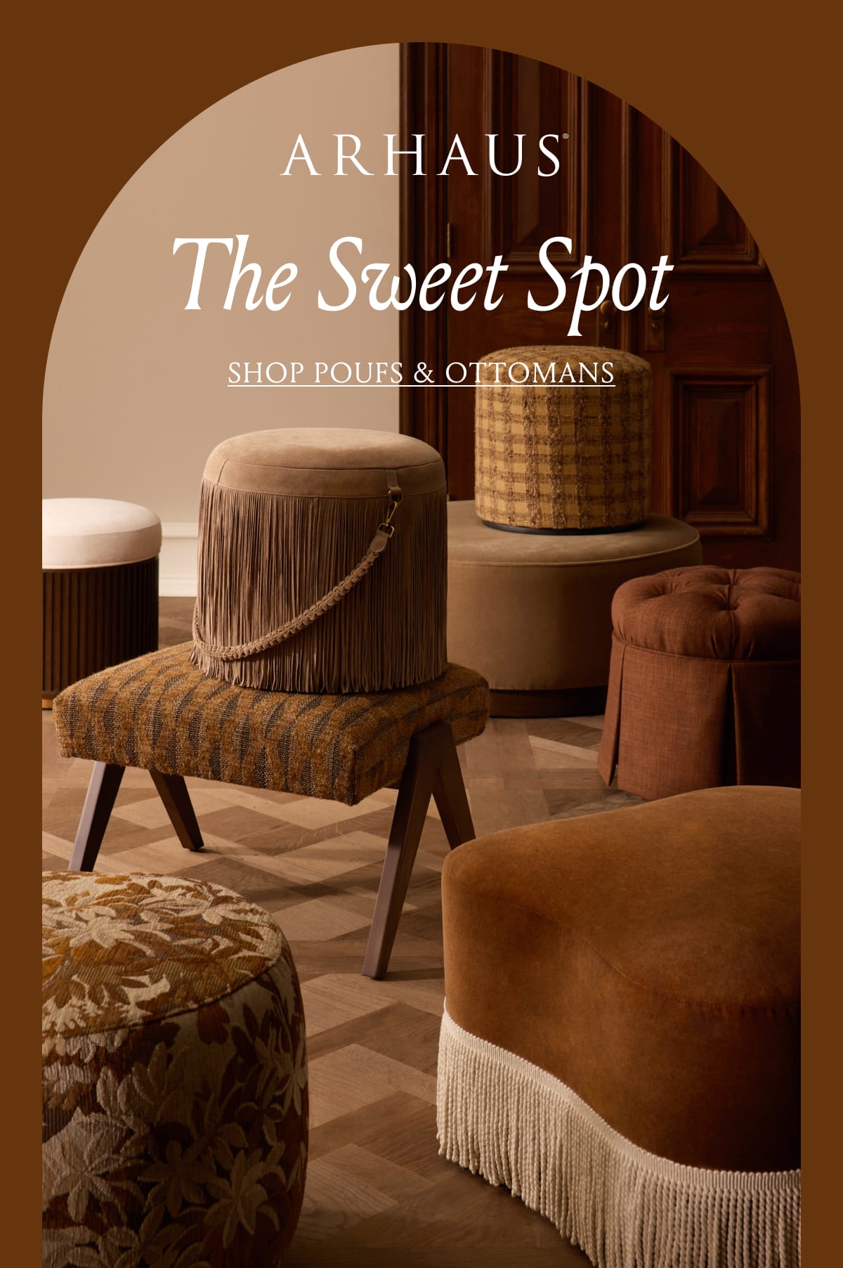 The Sweet Spot | Shop Poufs and Ottomans