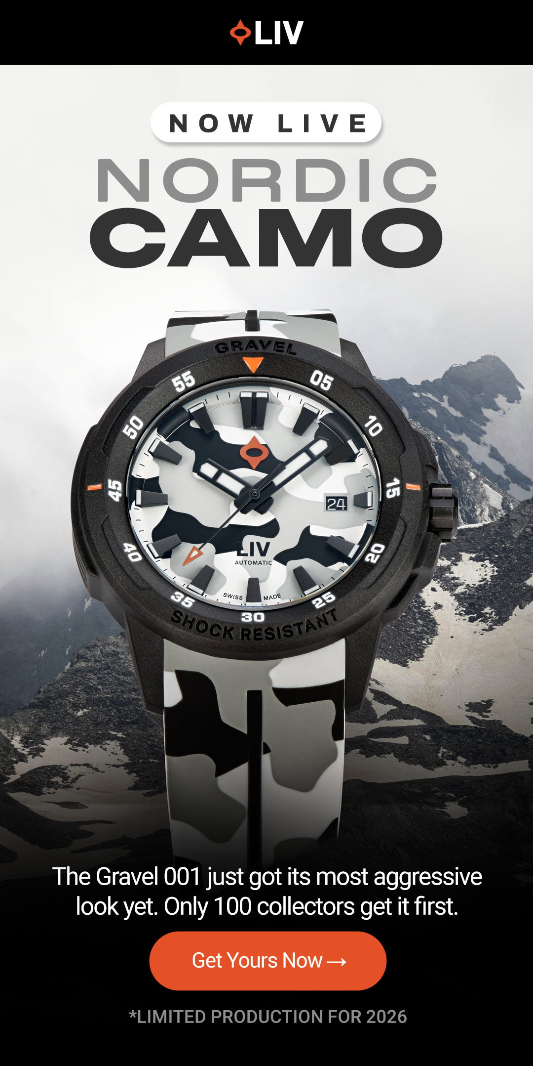 The NEW Gravel 001 Nordic Camo is now LIVE.