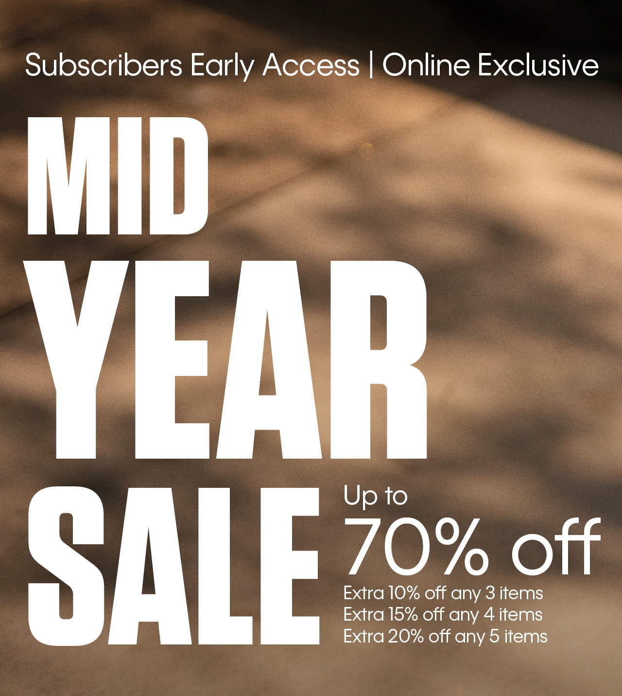 Mid-year sale early access