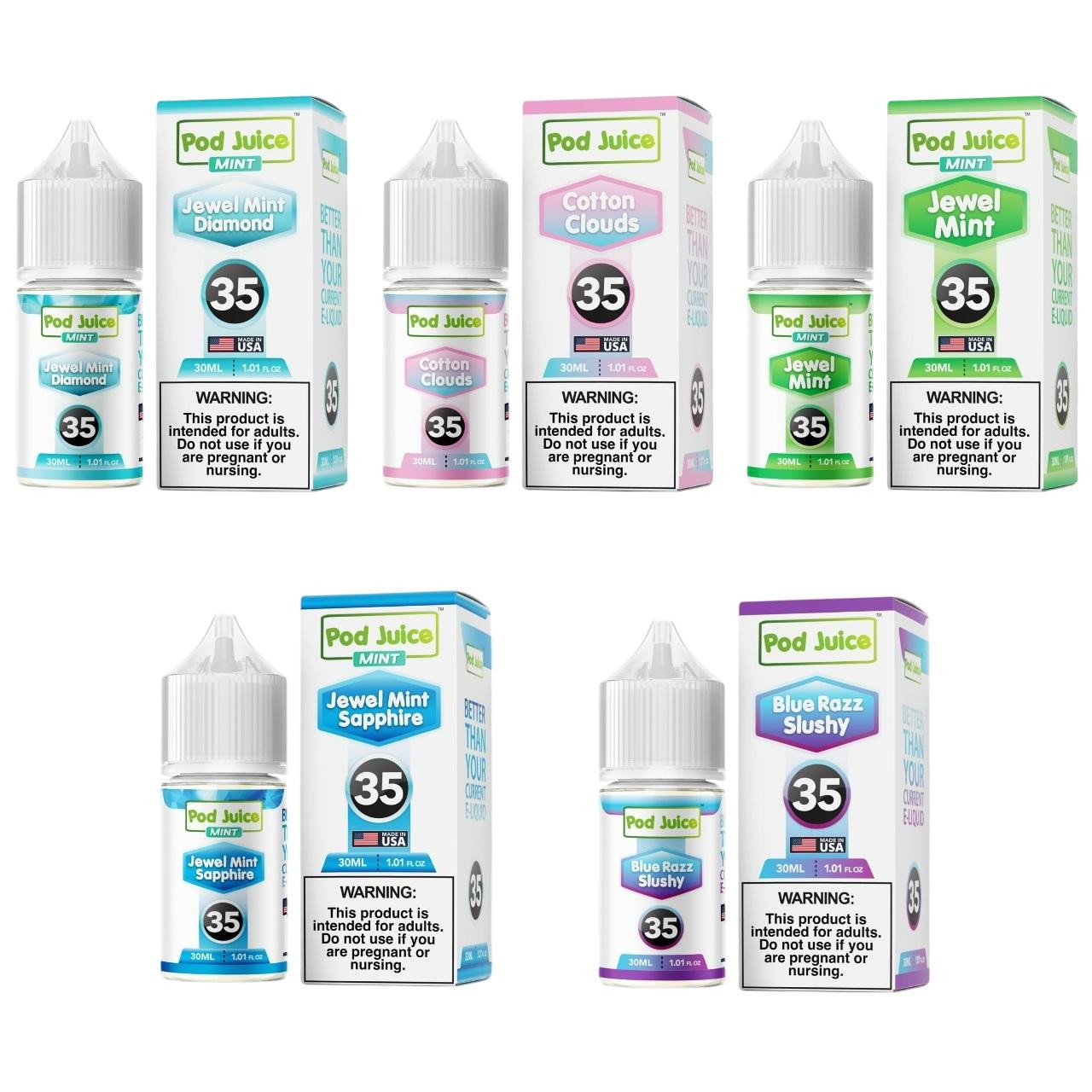Pod Juice Nixodine 30ml Salt E-Juice