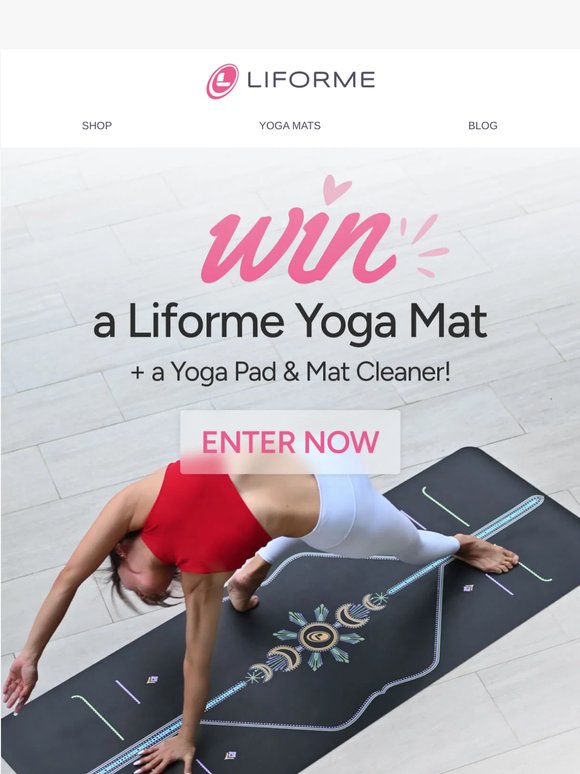 Giveaway! Win a Liforme Yoga Mat & more ✨