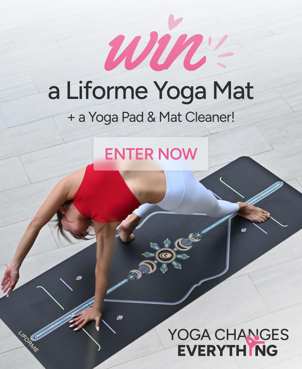 Win a Liforme Yoga Mat + a Yoga Pad & Mat Cleaner! Enter Now