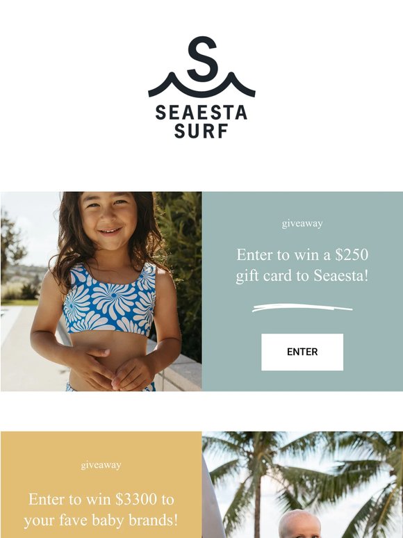 🌞 $250 Seaesta Surf Gift Card + More Seaesta News!