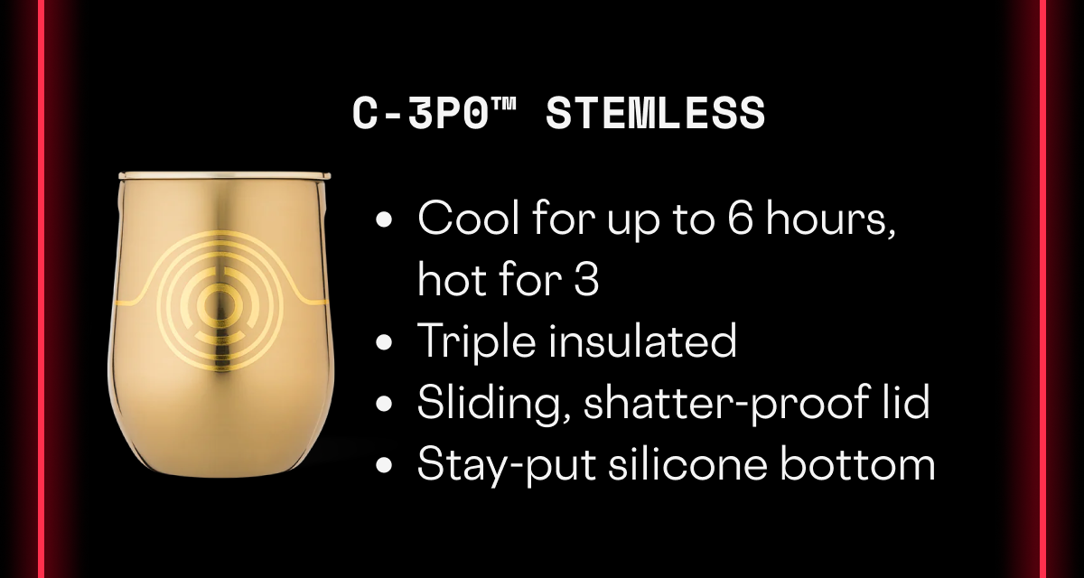 Shop C-3PO Stemless
