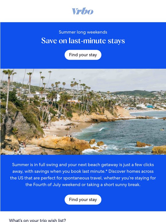 Save on last‑minute summer weekend getaways