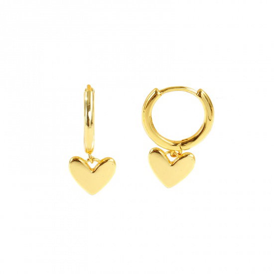 Brass Hoop Earrings