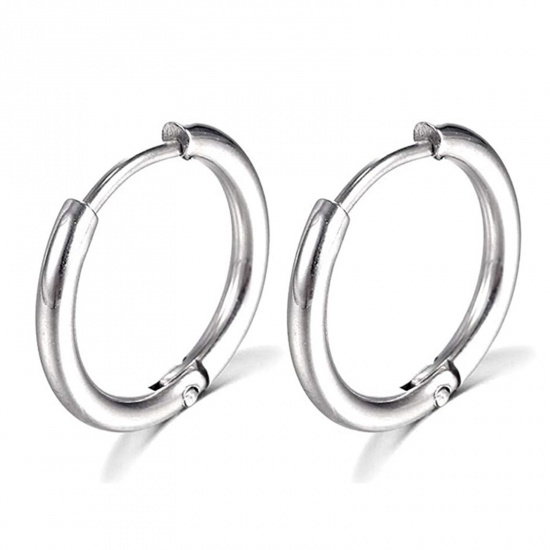 Stainless Steel Hoop Earrings