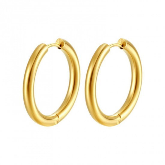 Stainless Steel Hoop Earrings