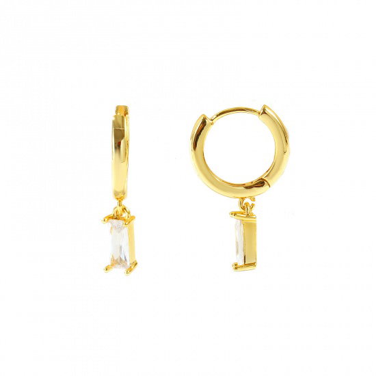 Brass Hoop Earrings