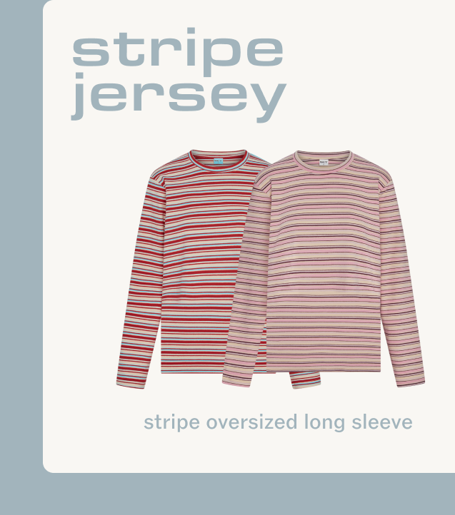STRIPE OVERSIZED LONG SLEEVE