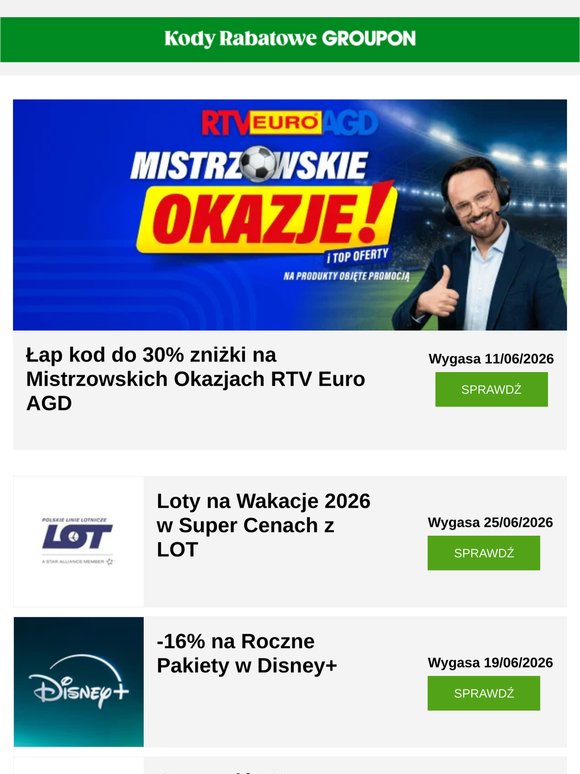 TUI, Disney+ i Dyson - oferty na długi weekend!