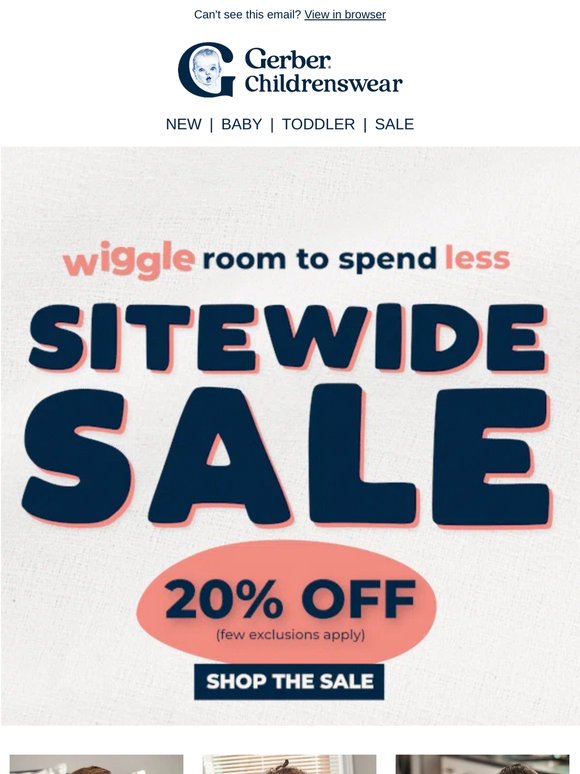 Sitewide sale starts now: 20% off