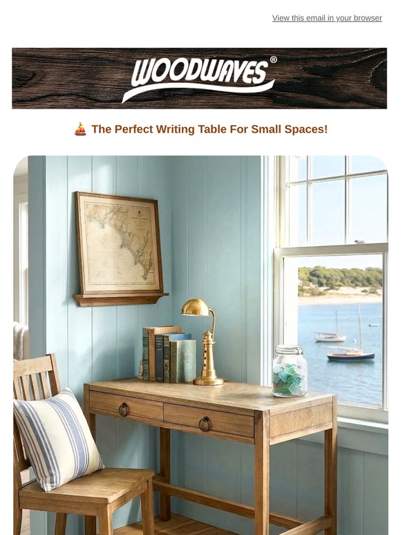⛵️The Perfect Writing Table For Small Spaces!