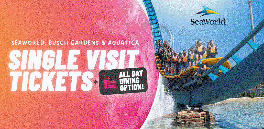 SeaWorld Parks Single Visit Tickets