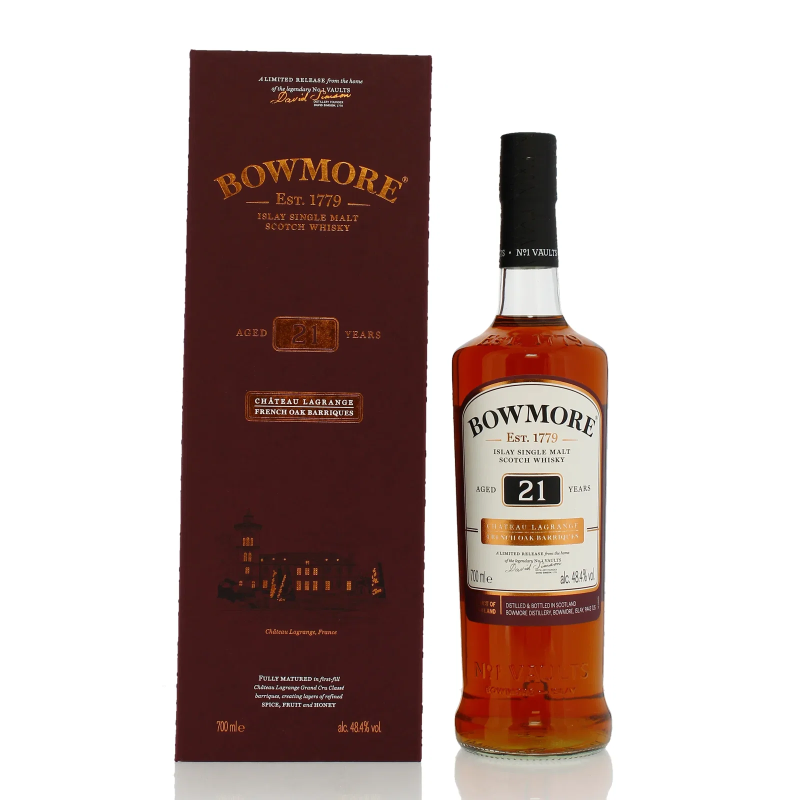 Bowmore 21 Year Old Chateau Lagrange French Oak Barriques