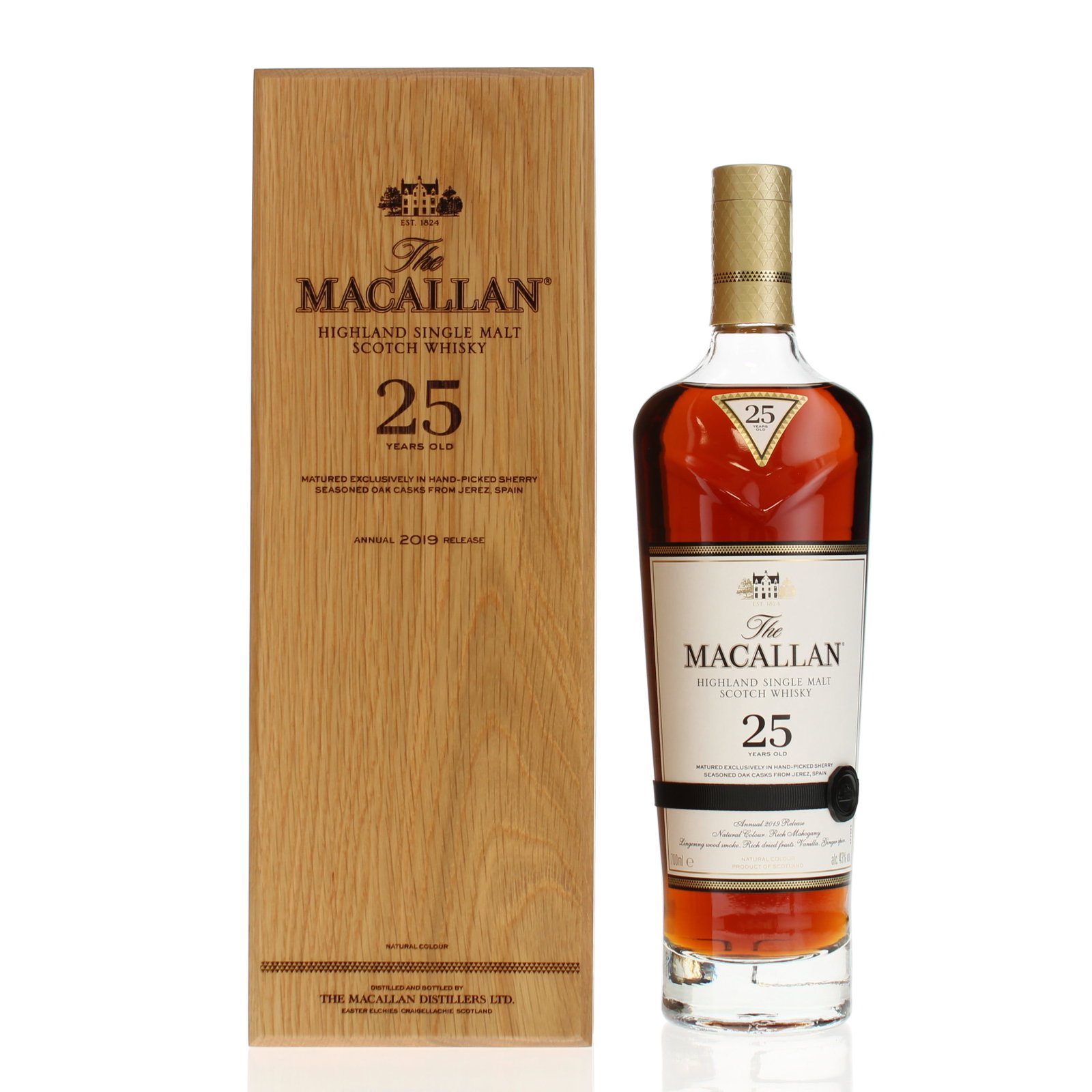 Macallan 25 Year Old Sherry Oak 2019 Release