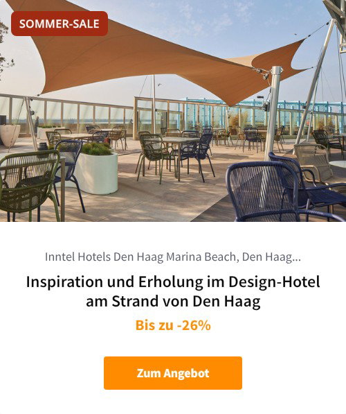 Inspiration und Erholung im Design-Hotel am Strand von Den Haag