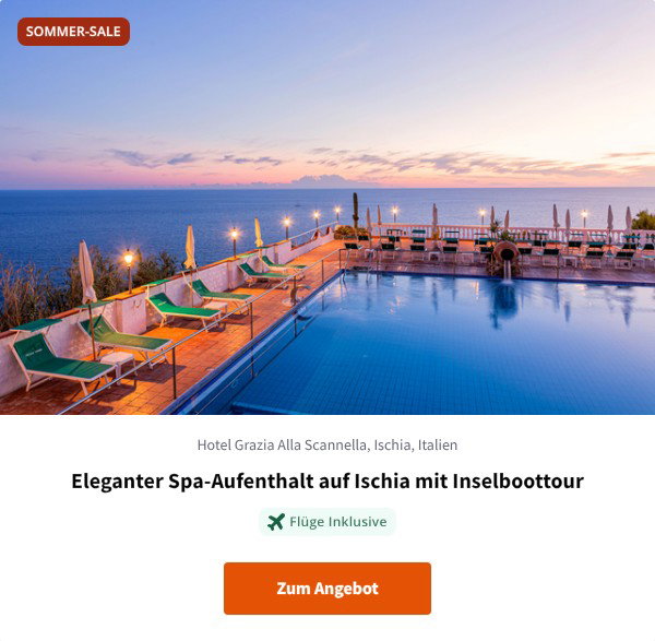 Eleganter Spa-Aufenthalt auf Ischia mit Inselboottour