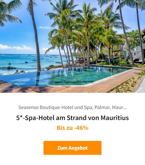 5*-Spa-Hotel am Strand von Mauritius