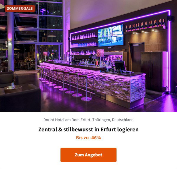 Zentral & stilbewusst in Erfurt logieren