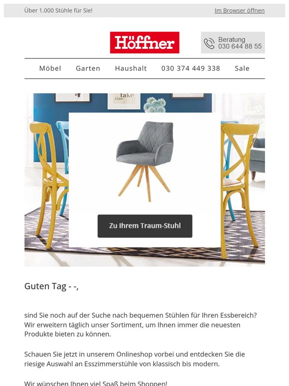 🪑 Der passende Stuhl für Ihr Zuhause